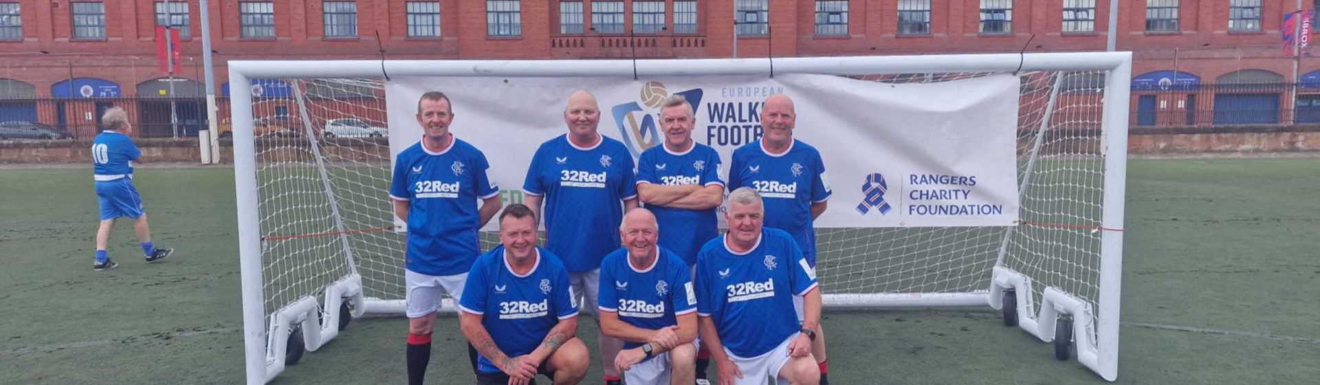 Rangers Charity Foundation Hosts EFDN Walking Football Tournament At The ICC header